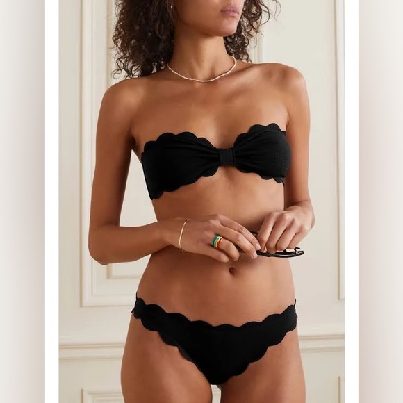 Marysia Antibes Scalloped Bikini Top Small - Picture 1 of 6
